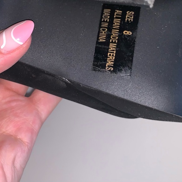 Black Velvet Heels - Picture 4 of 4